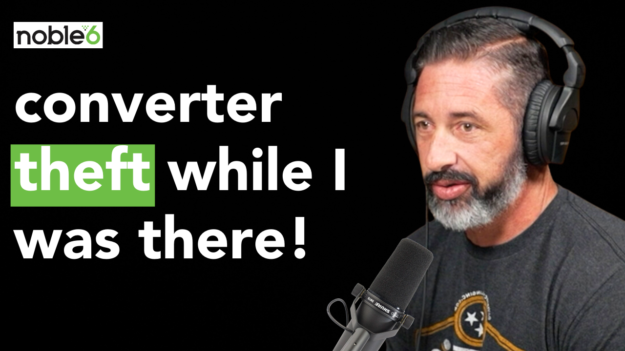 Catalytic Converter Theft - I was there! - Noble6